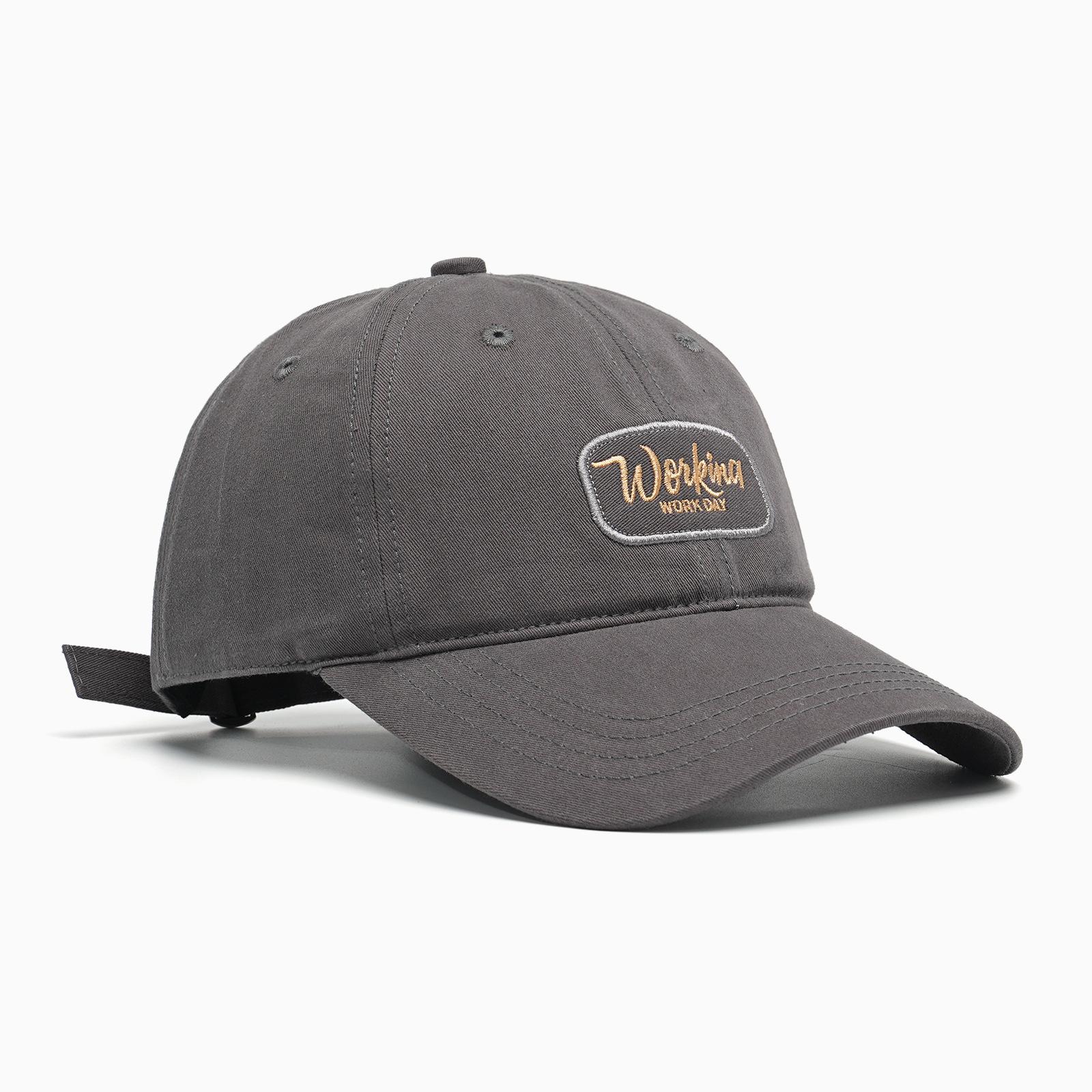 

Unisexcrossborder Aseballcapcotton Curved Brim European Americandeetoporiginal Design Embroidery Softtopcasualwashed Sticker Hat