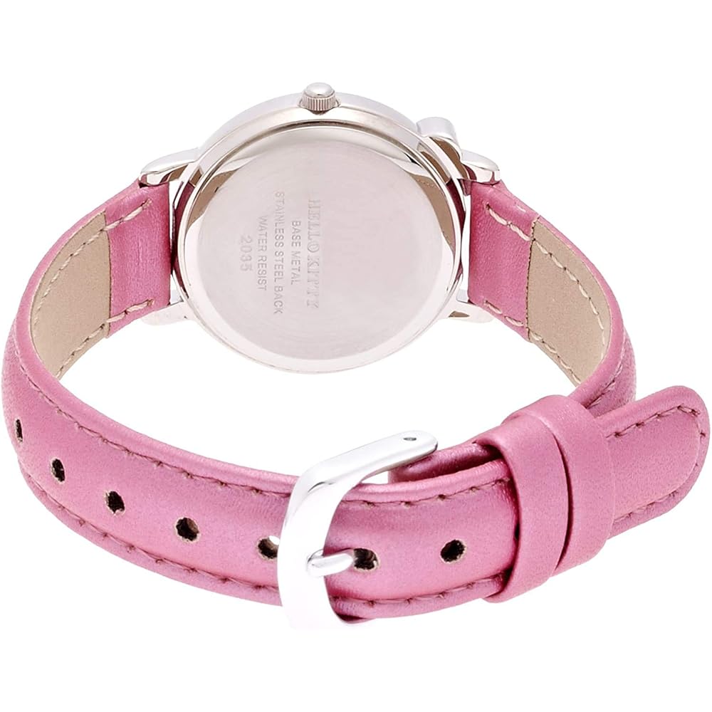 Citizen Q&Q Hello Kitty Analog Watch Waterproof Leather Strap VW23-130 Women's Pink