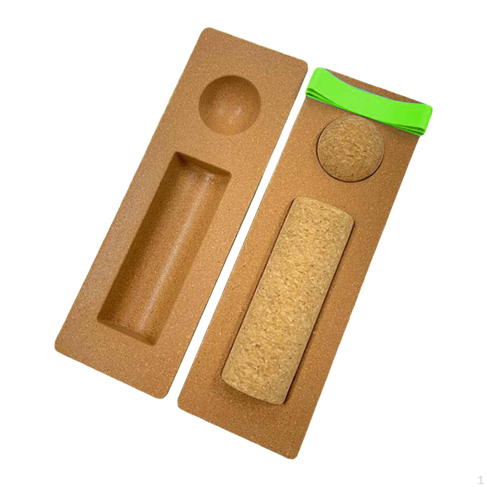 

Balance Board Foot Strengthener Massage Resistance Bands for Conditioning Cork Ball