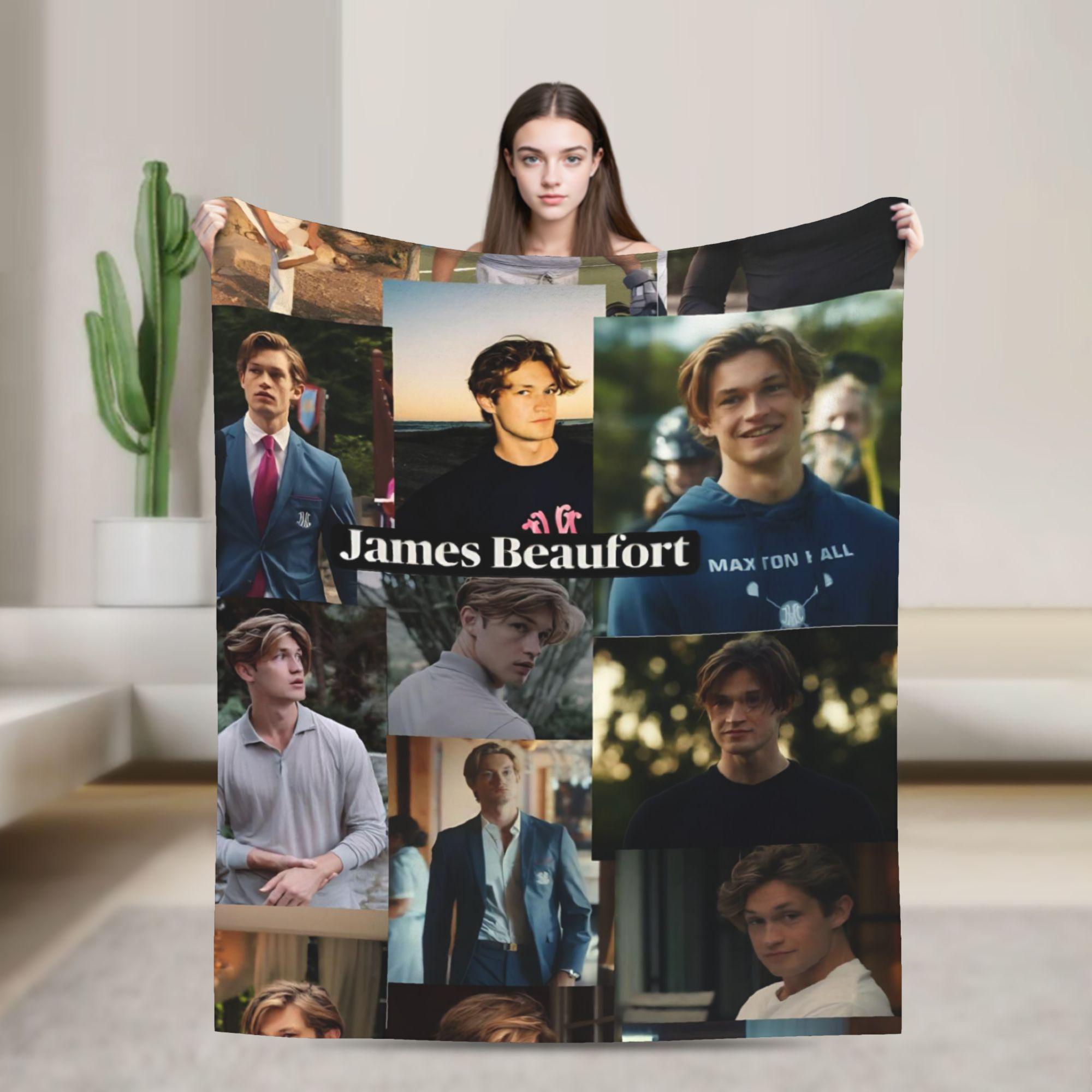 

Warm Soft Blanket Decorative James Beaufort Throw Blanket Flannel Bedspread For Couch Chair Print Sofa Bed Cover 30x40in