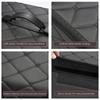 Leather Car Storage Box Trunk Organizer Bag Folding Tidying Bins For Mercedes Benz W205 W177 A Class W201 W220 GLC W203 CLA W213 Kk1