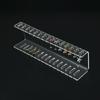 Rectangular Acrylic Earring Holder Hollow Acrylic Bracket Jewelry Retail Holder Jewelry Display Board with Clear Base