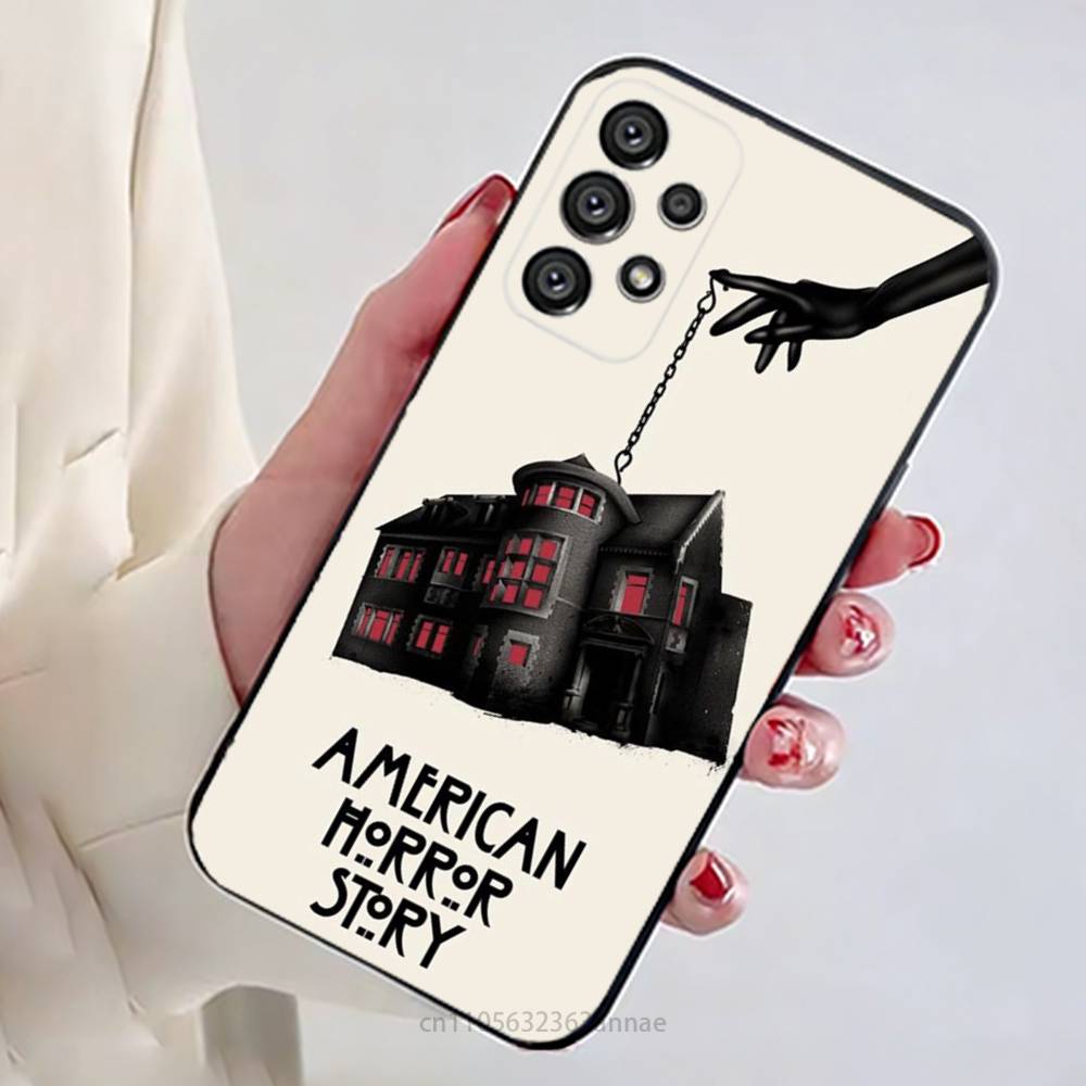 AHS American Horror Story Phone Case For Samsung Galaxy A13,21s,22,31,32,52,53,71,80,A91 Soft Black Shell