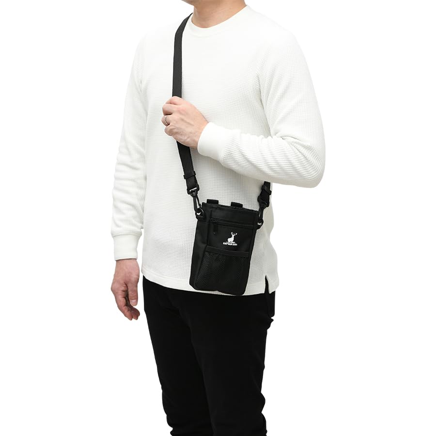 CAPTAIN STAG Walking Shoulder Pouch Perfect for Small Outdoor and Travel [Trade Works] Dogs, Breeds, Walks, Parks, Camping, Activities, Glamping,