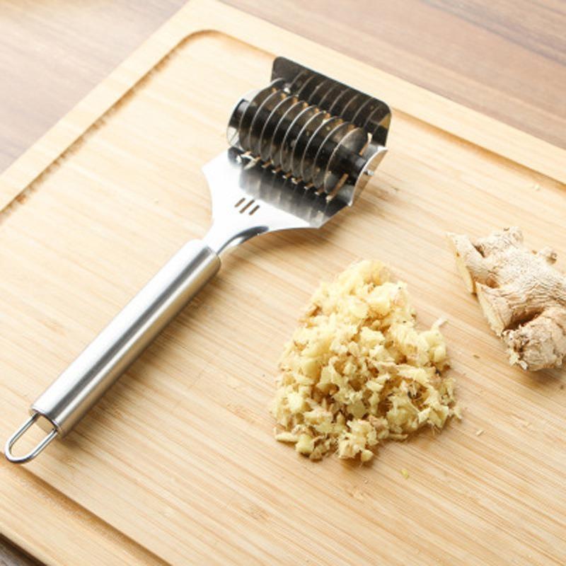 Pressing Machine Non-slip Handle Kitchen Gadgets Spaetzle Makers Noodles Cut Knife 1PC Manual Section Shallot Cutter