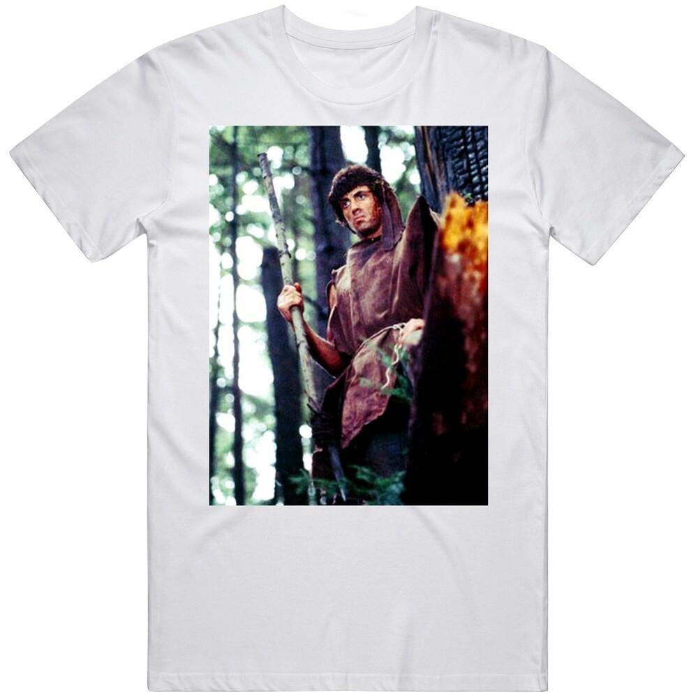 

Rambo First Blood Retro Classic Movie Fan T Shirt S