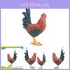Charmante PVC-Hahnfigur Exquisites Bauernhuhn-Modell Für die Innendekoration