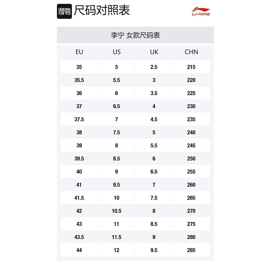 Li Ning Aurora WindWalker Slip Resistant, Abrasion Resistant, Balanced, Breathable Low top Chunky Sneakers Women's AGCQ064-1