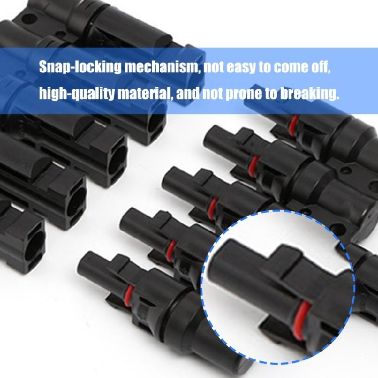 Sturdy Factory Direct Solar T Branch Connectors 1 to 5 Splitters Joiner Convenient for Campers Home and Solar Farm