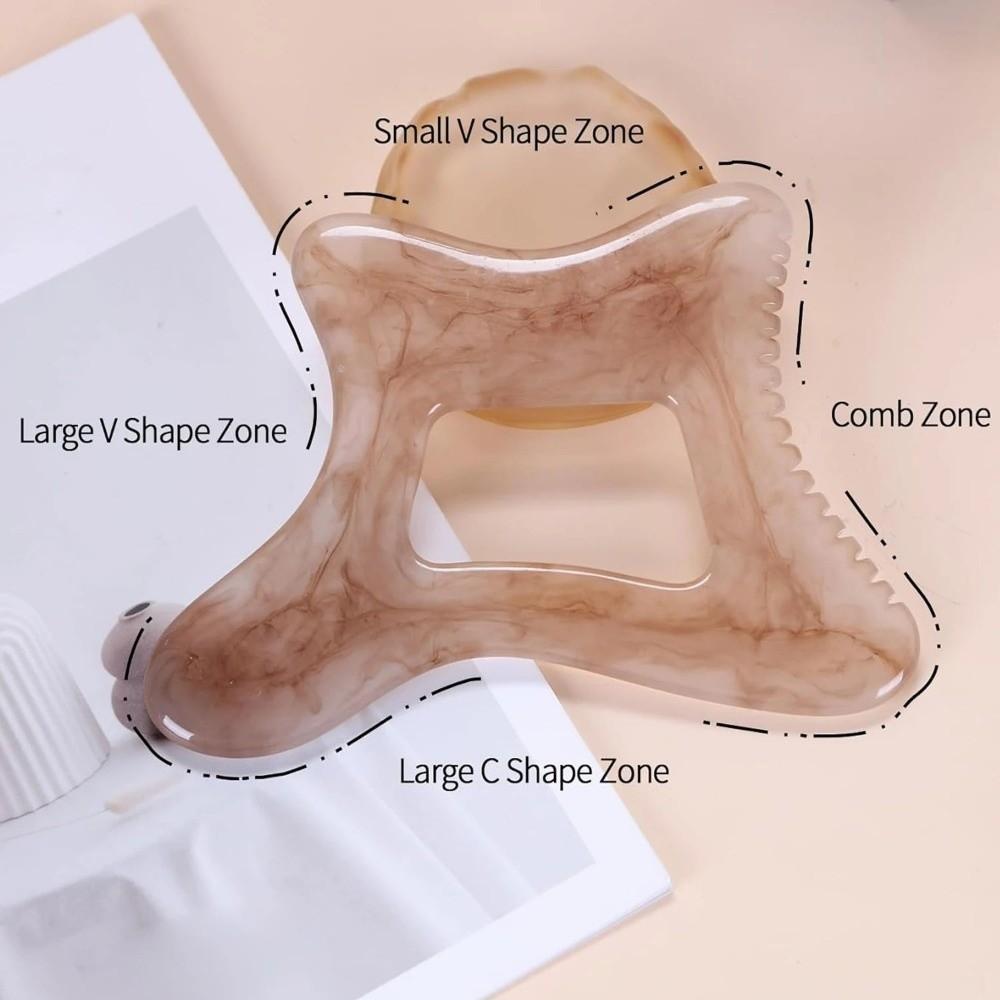 Universal Resin Body Gua Sha Tool Large Gua Sha Board Cellulite Massage Tool For Face Back