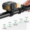 Dual-Beam Bicycle Headlight with Horn,Super Bright LED,High/Low Beam,6 Modes,USB Rechargeable,Waterproof,Safety Light for Night Riding,Road,Mountain
