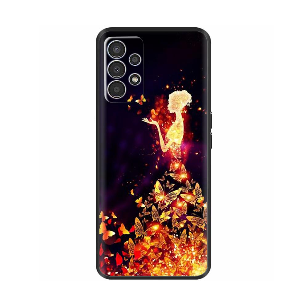 Case For Samsung A52 5G Back Cover For Samsung Galaxy A52s A52 4G 5G Case Soft Silicone Phone Cover Capas Black Shockproof Coque