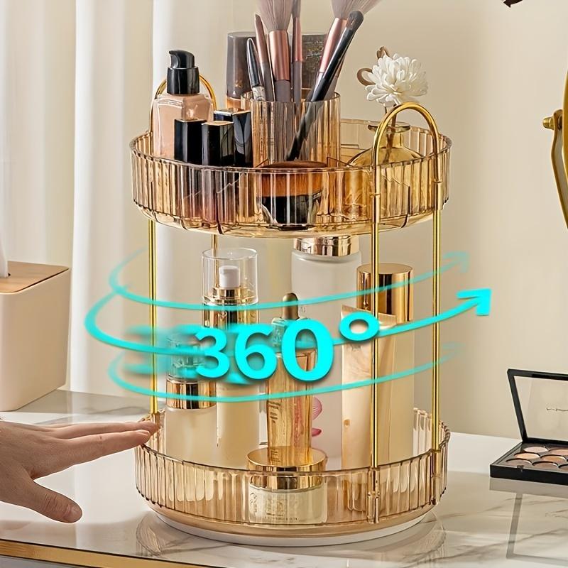 1 шт. Двойной вращающийся на 360° органайзер для косметики — фото 6