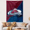 Red and Blue Avalanche Logo Design Patterned Tapestry Decorative Wall Hanging, Home Bedroom Living Room Decor