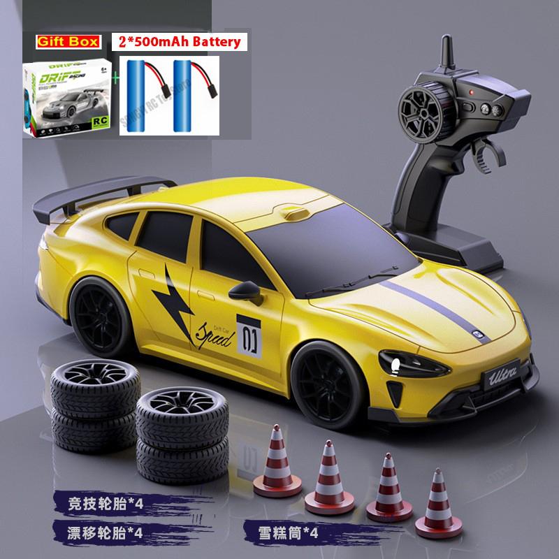 1/24 RC Car 2.4G High Speed Drift 4WD Remote Control Car With Led Light Radio Controlled Racing Model Boy Toy Best Kids Gift