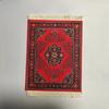 Woven flower Persian carpet small coaster retro style rubber non-slip computer mats wholesale merchants cheap mouse pad desk mat