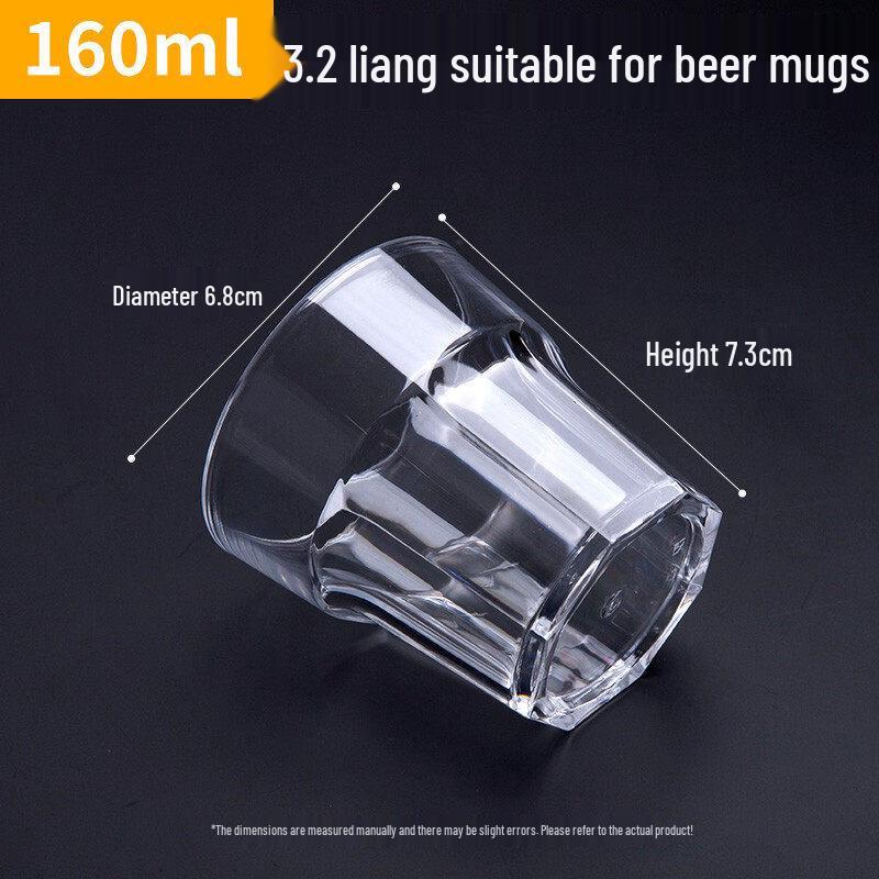 ZISIZ Acrylic Plastic Beer Mug