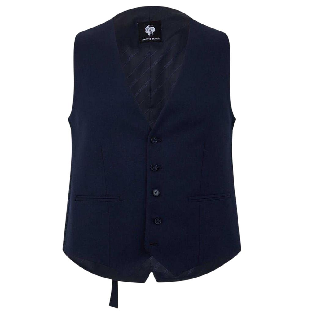 Twisted Tailor Mens Slim Waistcoat