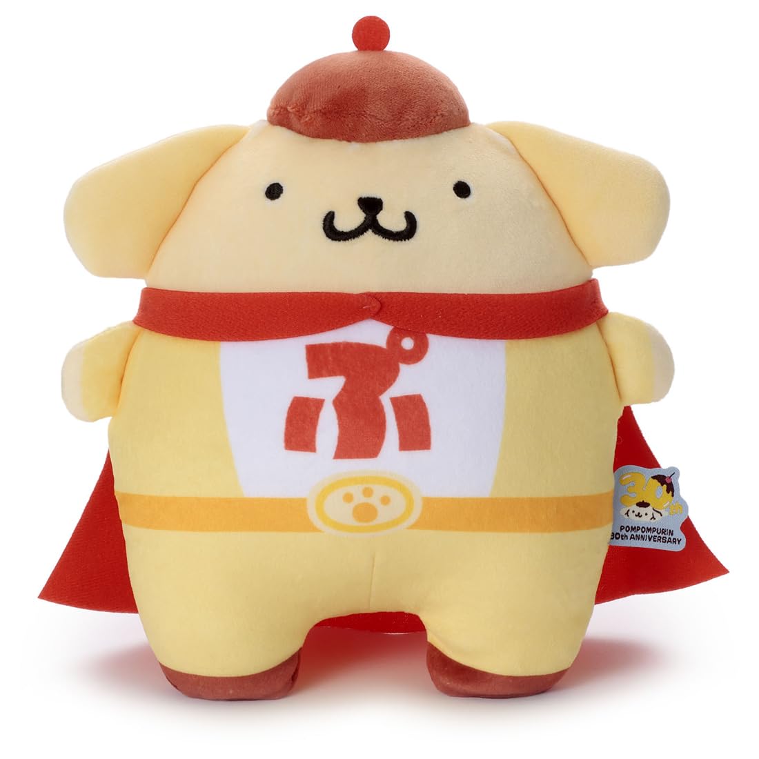 Takara Tomy Arts Sanrio Characters Mocchi-Mocchi Plush Pompompurin Hero 23cm Wide