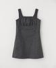 Selliteiljeu Star Shirring Sleeveless Mini Dress_Black
