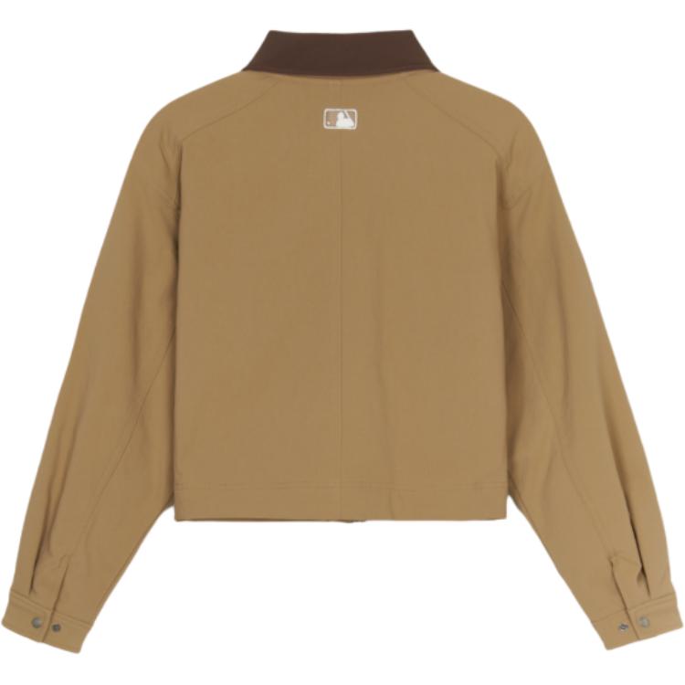 New MLB New York Yankees Jackets & Coats Women's Khaki 3FJPB0146-50BGD