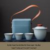Ru Kiln H43 Portable Ceramic Travel Tea Set