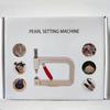 Portable Pearl Insetting Tool: DIY Hand Press Beading Machine with Four-Claw Design for Handmade Accessories