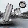 New Minimalist Inner Titanium Outer Steel Tea Separation Thermos Flask Cup Ice Best Flower Double Layer Titanium Mug Business Gift Box Tea Cup