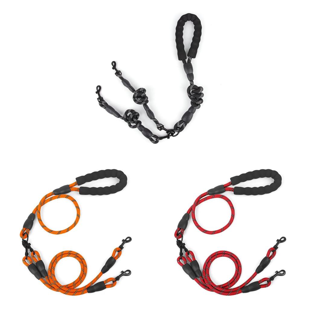 Guinzaglio in Nylon per Animali Domestici con Design a Maniglie Multiple per Passeggiate e Addestramento Cani