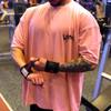 Myba Men's Elastic Muscle Training Short-Sleeve Summer Fitness T-Shirt for Running