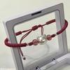 KT cat obsidian strawberry crystal bracelet women's handwoven hand rope couple girlfriend transfer beads