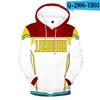 Herbst/Winter 2026 Neuheit - Bandai Marke My Hero Academia 3D Gedrucktes Schuluniform Cosplay Herren Kapuzenpullover Shirt
