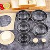 5PCS Round Dumplings Wrappers Molds Stainless Steel Biscuit Mold Biscuit Cookie Cutters Set Pastry Wrapper Dough Cutting Tool