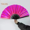 Folding Fan Brilliant Color Outfit Accessories Decorative Simple 13 Inch Festival Halloween Folding Fan Home Decoration