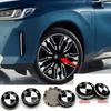 BMW Black White Car Emblem 82mm Front Hood Logo 74mm Rear Badge 56mm 68mm Wheel Hub Cap 45mm Steering Wheel Sticker Accessories
