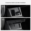 LUCKEASY for Tesla Model YL/Y Juniper/Model 3 Highland 2025 Car Hidden Storage Organizer Under Central Control Screen Tray