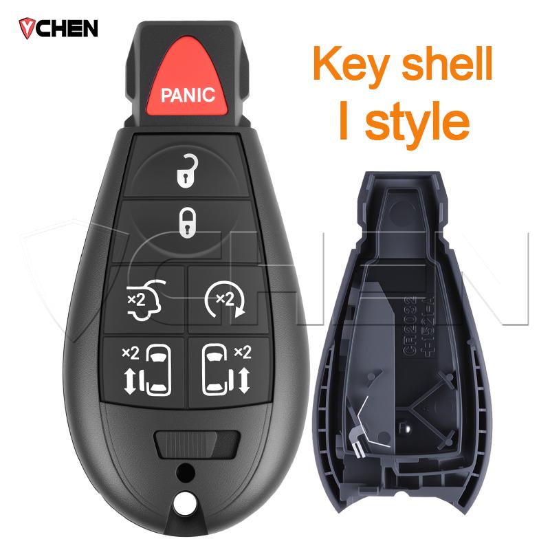 Remote Housing Cover For Chrysler Town Country For Jeep Grand Cherokee For Dodge Journey Ram Charger Caravan Magnum Key Shell