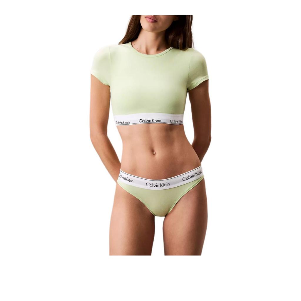 Calvin Klein Short Soft Round Neck T-Shirt Style Comfortable Short Sleeve Bra Women underwear QF7213-VOH