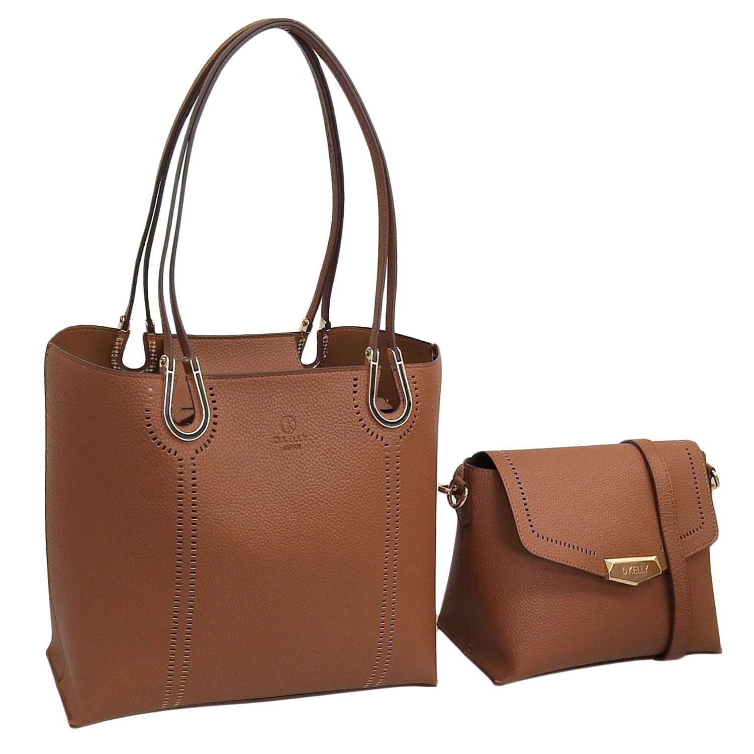 

Tote Shoulder Work A4 Compatible [Rinre] Women s Bag, Bag, Bag, Set, Commuting, Bag, Simple, Black, BL-947, D.KELLY, (bl-947 Camel/Brown)