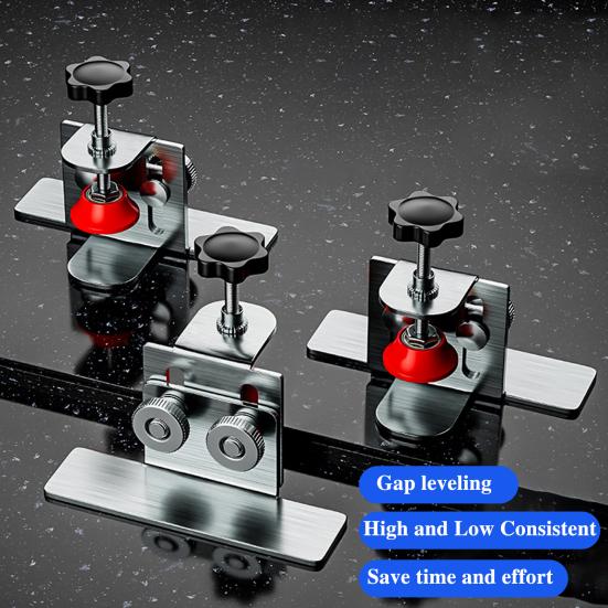 1/2/3Pcs Cabinet Door Installation Tool Adjustable Door Installation Positioner Height Adjustability Easy