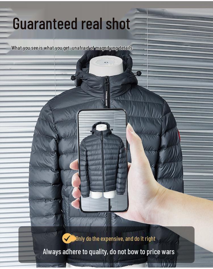 Chaleco Ligero de Plumas Unisex Big Goose Negro - Colección Otoño/Invierno 2025