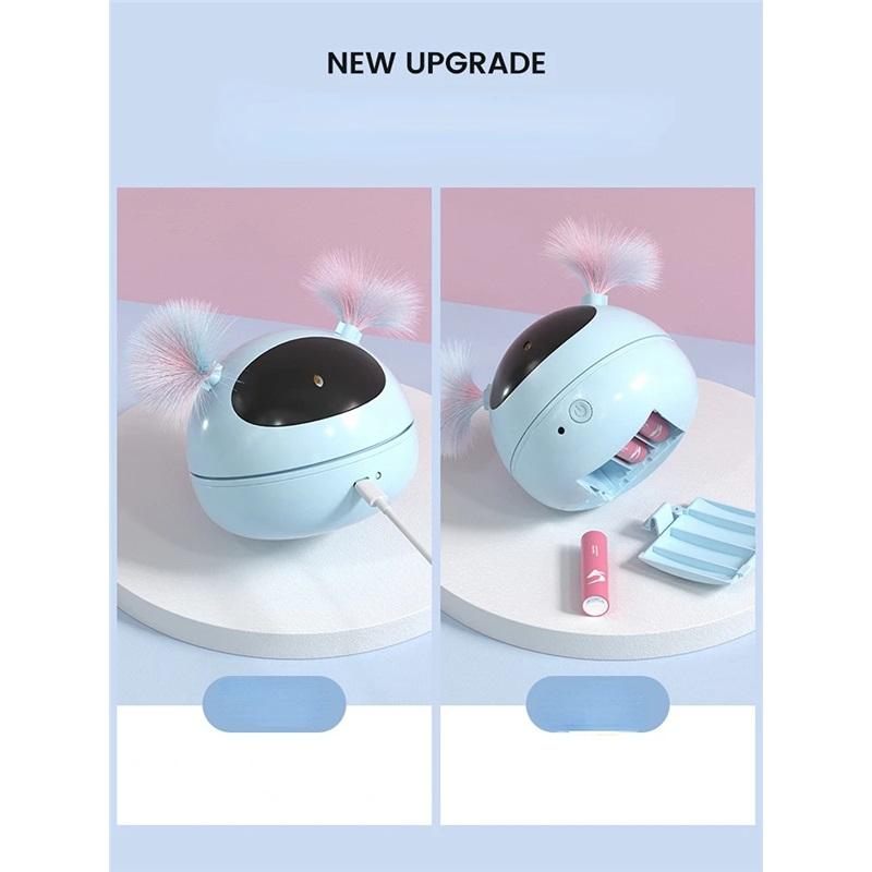 Electric Cat Toy Infrared  Light Pen Teasing Cat Stick Feather Automatic Cat Toy Self-hi Artifact Interactive Educational