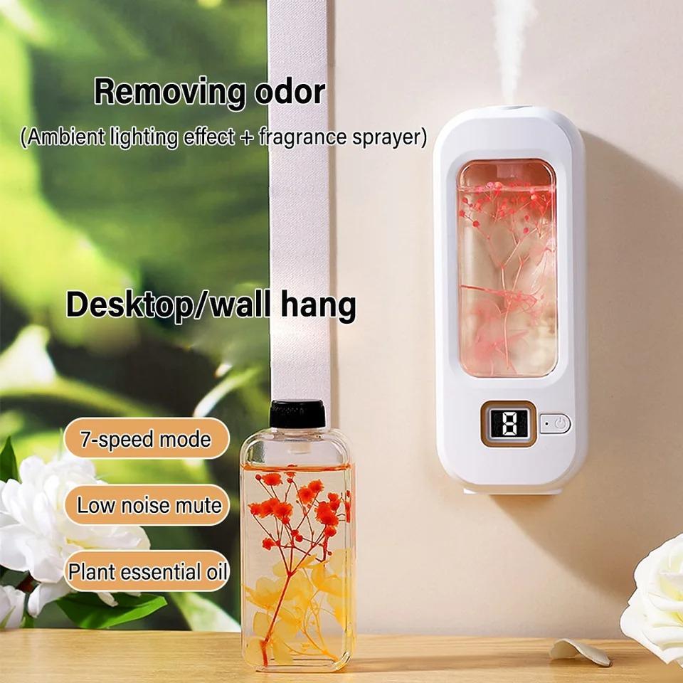 6 Modes Aroma Diffuser Wall Mounted Air Freshener Dispenser Fragrance Essential Oil Air Humidifier Aromatherapy