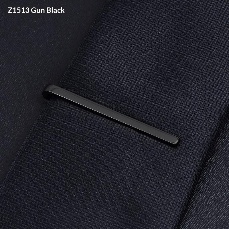 

[ZYAS]1 Piece Of Men s Narrow Tie Clip Copper Fashion Thin Small Silvery Golden Black Business Formal Wear