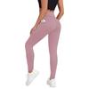Yogahosen für Frühling und Sommer Hochtailliert Po-formend Figurformend Fitness-Leggings mit Seitentaschen für Damen