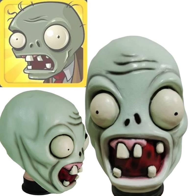 Plants Vs Zombies Pvz Mask Latex Halloween Prop Cosplay Headpiece Accessory