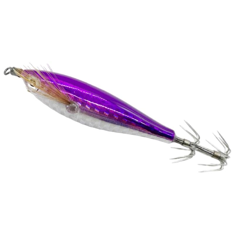 Fishing Accessories Squid Glow Jig Hook Cuttlefish Hook Fishing Baits Shrimp Lures Baits for Saltwater Fishing