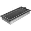 Vent Cover Oskar 17x37 Black and Silver with Blinds