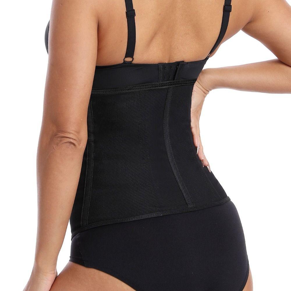 Seamless Women Fishbone Shapewear Waist Trainer Postpartum Body Shaper Workout