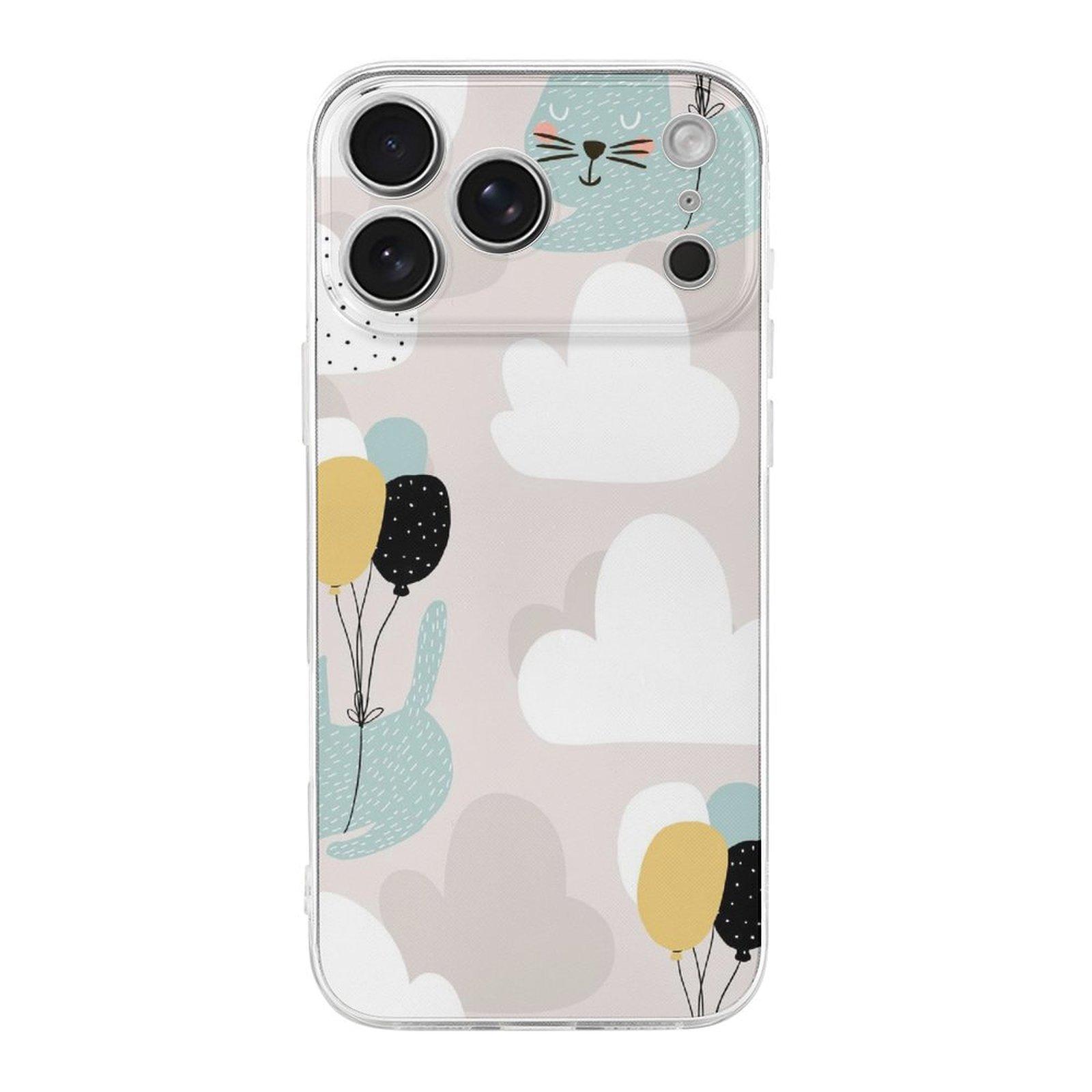 

1 Pack For Iphone 17/17Air/17Pro/17ProMax Crystal TPU Clear Protective Shell With Cushion Edges, Lens Lift And Slim Profile IPHONE-17ProMax білий